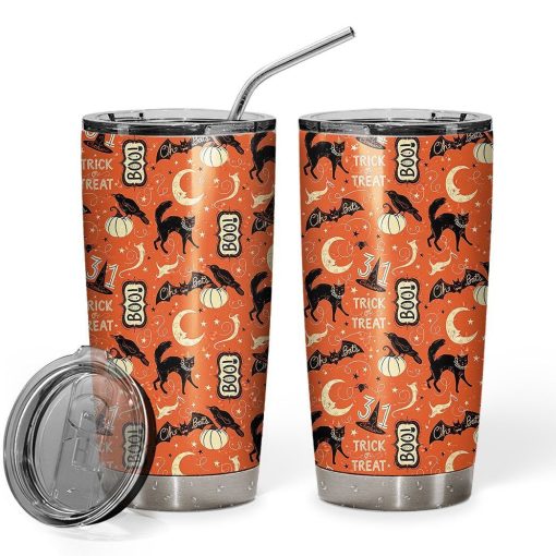 Gearhuman 3D Trick Or Treat Custom Design Vacuum Insulated Tumbler GW080911 Tumbler