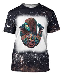 Gearhumans 3D Sallys Ragdoll The Bride Custom Bleached Tshirt