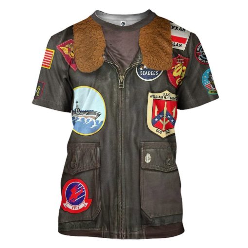Gearhumans 3D Top Gun Maverick Custom Hoodie Apparel 6 Gearhuman 3D Top Gun Maverick Custom Tshirt Apparel GN16094 3D T-shirt T-Shirt S