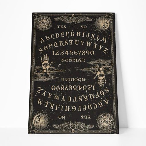 Gearhuman 3D Halloween Ouija Board Custom Canvas GW240810 Canvas Cotton 1 Piece - Portrait Medium