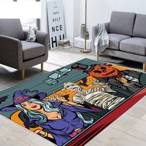 Gearhuman 3D Halloween Pop Art Custom Carpet GW17091 Square Carpet