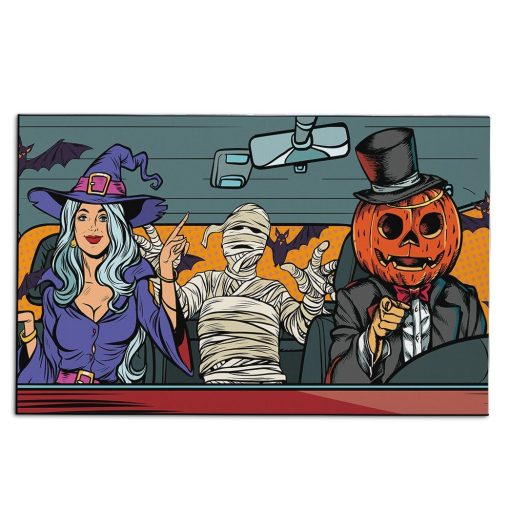 Gearhuman 3D Halloween Pop Art Custom Carpet GW17091 Square Carpet