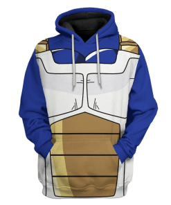 Gearhuman 3D Goku Vegeta Saiyan Battle Armor Dragon Ball Z Custom Hoodie Apparel GV210919 3D Apparel Hoodie S