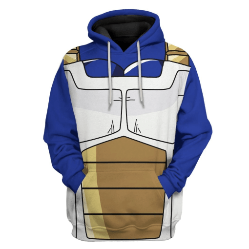 Gearhuman 3D Goku Vegeta Saiyan Battle Armor Dragon Ball Z Custom Hoodie Apparel GV210919 3D Apparel Hoodie S