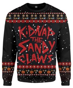 Gearhuman 3D Kidnap The Sandy Claws Ugly Custom Sweatshirt Apparel GN14091 Sweatshirt Sweatshirt S