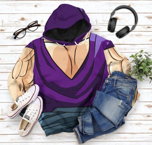 Gearhuman 3D Son Gohan Dragon Ball Custom Hoodie Apparel GV24091 3D Apparel