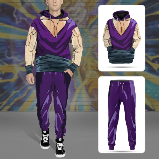 Gearhuman 3D Son Gohan Dragon Ball Custom Hoodie Apparel GV24091 3D Apparel