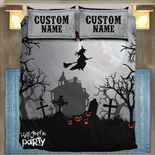 Gearhuman 3D Happy Halloween Party Custom Bedding Set GW29096 Bedding Set Twin 3PCS