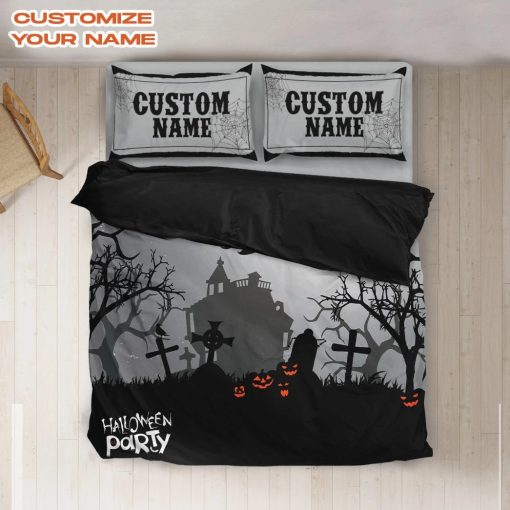 Gearhuman 3D Happy Halloween Party Custom Bedding Set GW29096 Bedding Set