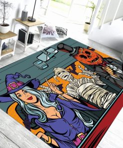 Gearhuman 3D Halloween Pop Art Custom Carpet GW17091 Square Carpet Carpet S
