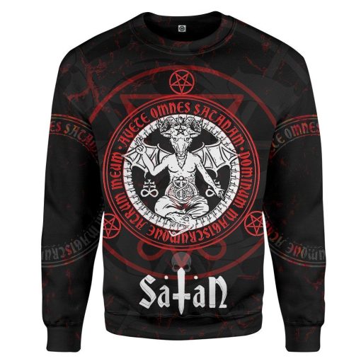 Gearhuman 3D Sigil Of Baphomet Custom Sweatshirt Apparel GW21093 Sweatshirt Sweatshirt S