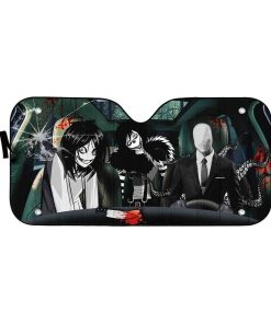 Gearhuman 3D Creepypasta Custom Car Auto Sunshade GW21094 Auto Sunshade 57''x27.5''