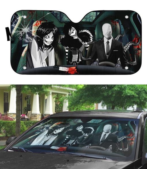 Gearhuman 3D Creepypasta Custom Car Auto Sunshade GW21094 Auto Sunshade