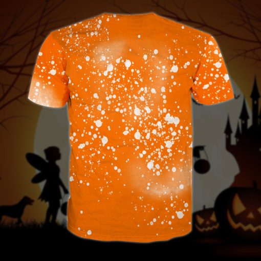 Gearhumans 3D Halloween Basic Witch SB Custom Bleached Shirts - Image 4