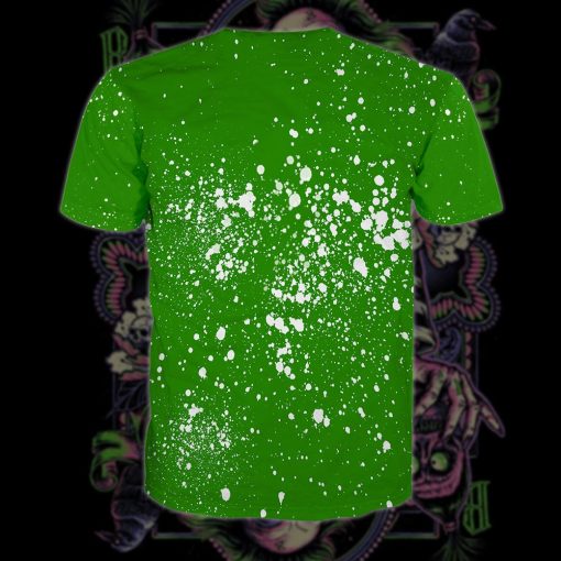 Gearhumans 3D Beetlejuice Suit of Trickery Custom Bleached Tshirt - Image 3