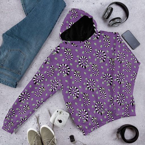 Gearhumans 3D Beetlejuice Purple Sandworm Custom Apparel - Image 13