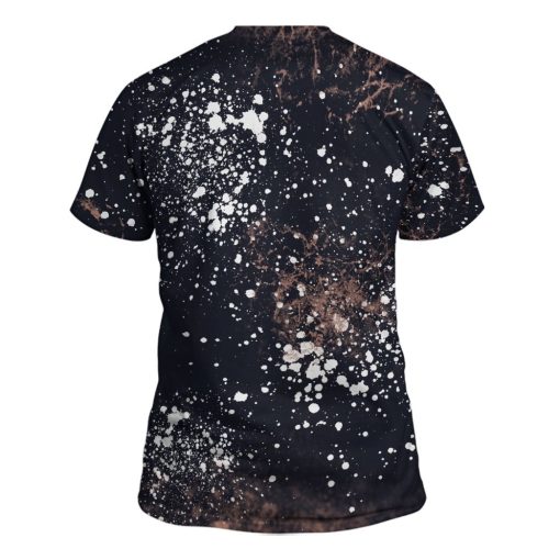 Gearhumans 3D Corpse Bride The Colorful Groom Custom Bleached Tshirt - Image 2