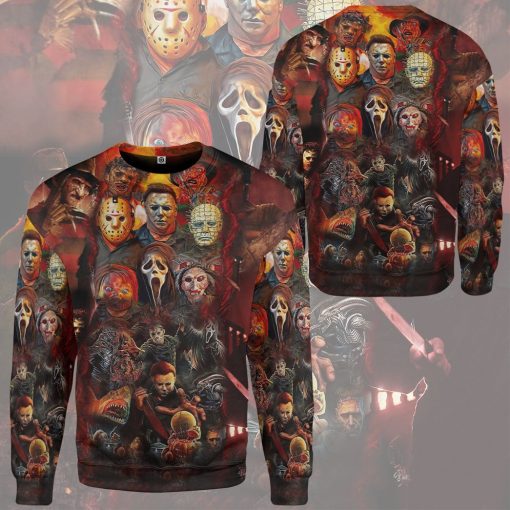 Gearhumans 3D Halloween All Horror Movie Character Apparel - Image 12