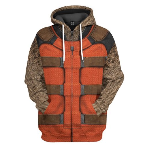 Gearhumans 3D Guardian Of The Galaxy Rocket Racoon Costume Custom Tshirt Hoodie Apparel 4 Gearhumans 3D Guardian Of The Galaxy Rocket Racoon Costume Custom Tshirt Hoodie Apparel - Image 4