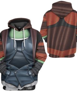 Gearhumans 3D Guardian Of The Galaxy Gamora Costume Custom Tshirt Hoodie Apparel