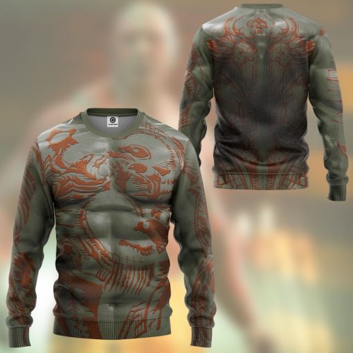 Gearhumans 3D Guardian Of The Galaxy Drax The Destroyer Costume Custom Tshirt Hoodie Apparel 10 Gearhumans 3D Guardian Of The Galaxy Drax The Destroyer Costume Custom Tshirt Hoodie Apparel - Image 10