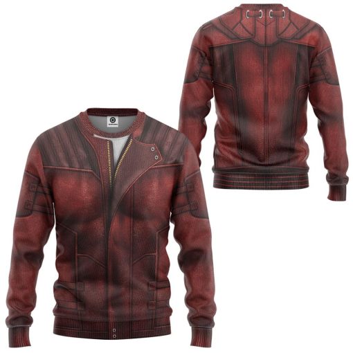 Gearhumans 3D Guardian Of The Galaxy Star Lord Costume Custom Tshirt Hoodie Apparel 2 Gearhumans 3D Guardian Of The Galaxy Star Lord Costume Custom Tshirt Hoodie Apparel - Image 2