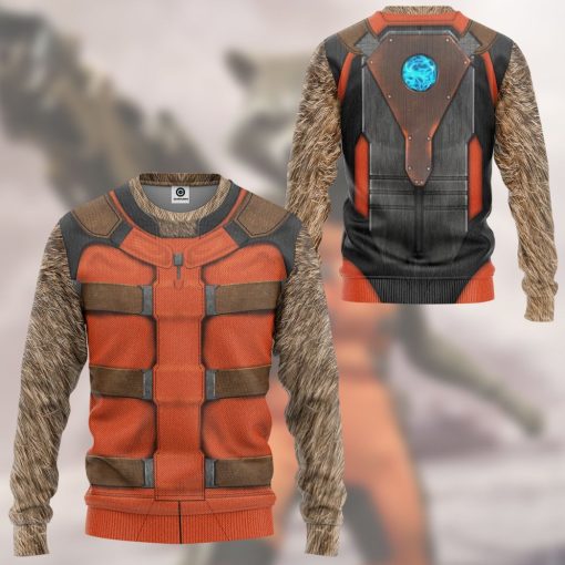 Gearhumans 3D Guardian Of The Galaxy Rocket Racoon Costume Custom Tshirt Hoodie Apparel 9 Gearhumans 3D Guardian Of The Galaxy Rocket Racoon Costume Custom Tshirt Hoodie Apparel - Image 9