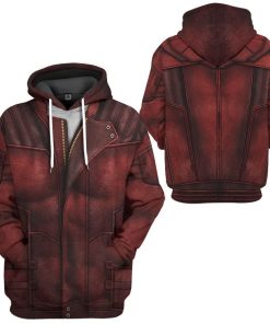 Gearhumans 3D Guardian Of The Galaxy Star Lord Costume Custom Tshirt Hoodie Apparel