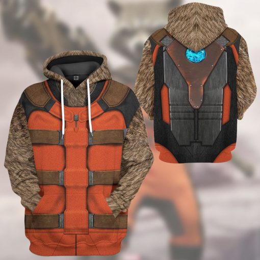 Gearhumans 3D Guardian Of The Galaxy Rocket Racoon Costume Custom Tshirt Hoodie Apparel 10 Gearhumans 3D Guardian Of The Galaxy Rocket Racoon Costume Custom Tshirt Hoodie Apparel - Image 10