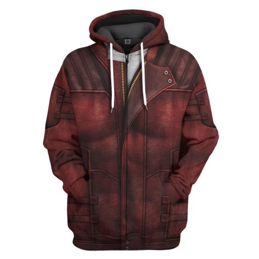 Gearhumans 3D Guardian Of The Galaxy Star Lord Costume Custom Tshirt Hoodie Apparel 8 Gearhumans 3D Guardian Of The Galaxy Star Lord Costume Custom Tshirt Hoodie Apparel - Image 8