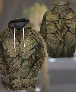 Alternative view of Gearhumans 3D Guardian Of The Galaxy Groot Costume Custom Tshirt Hoodie Apparel