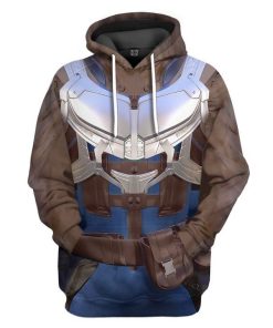 Alternative view of Gearhumans 3D Guardian Of The Galaxy Rocket Racoon Costume Custom Tshirt Hoodie Apparel