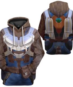 Gearhumans 3D Guardian Of The Galaxy Rocket Racoon Costume Custom Tshirt Hoodie Apparel