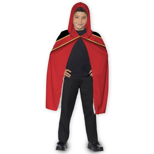 Gearhumans 3D Red Power Rangers Mystic Force Custom Hooded Cloak - Image 4