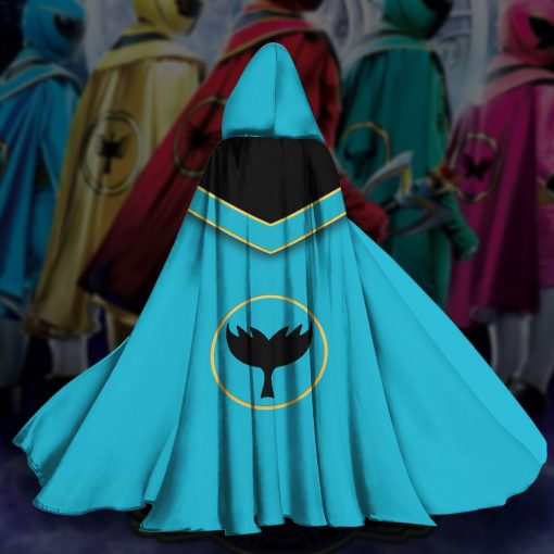 Gearhumans 3D Blue Power Rangers Mystic Force Custom Hooded Cloak 6 Gearhumans 3D Blue Power Rangers Mystic Force Custom Hooded Cloak - Image 6