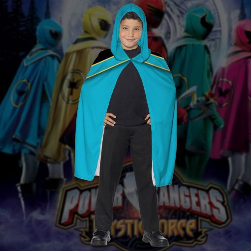 Gearhumans 3D Blue Power Rangers Mystic Force Custom Hooded Cloak 8 Gearhumans 3D Blue Power Rangers Mystic Force Custom Hooded Cloak - Image 8