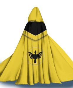 Gearhumans 3D Yellow Power Rangers Mystic Force Custom Hooded Cloak