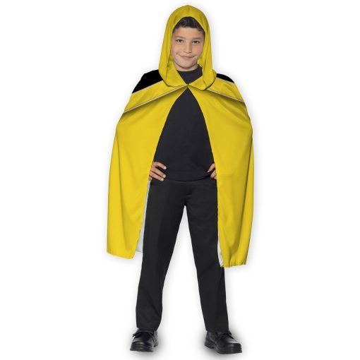 Gearhumans 3D Yellow Power Rangers Mystic Force Custom Hooded Cloak - Image 6