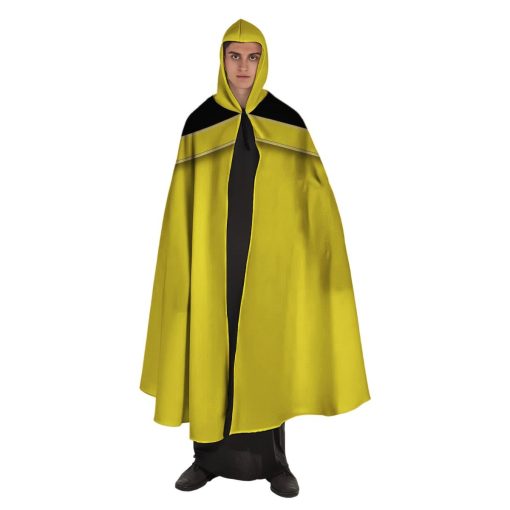 Gearhumans 3D Yellow Power Rangers Mystic Force Custom Hooded Cloak - Image 5