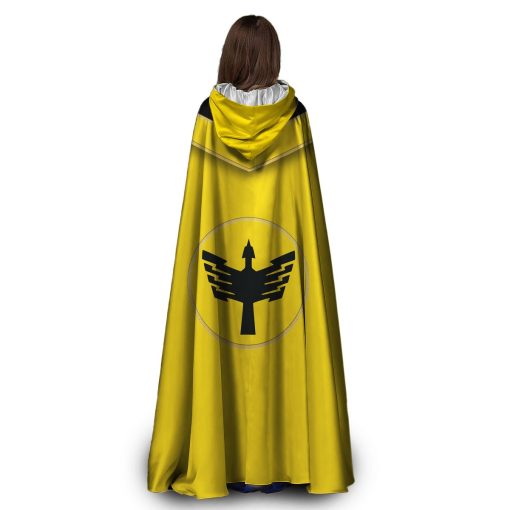 Gearhumans 3D Yellow Power Rangers Mystic Force Custom Hooded Cloak - Image 4