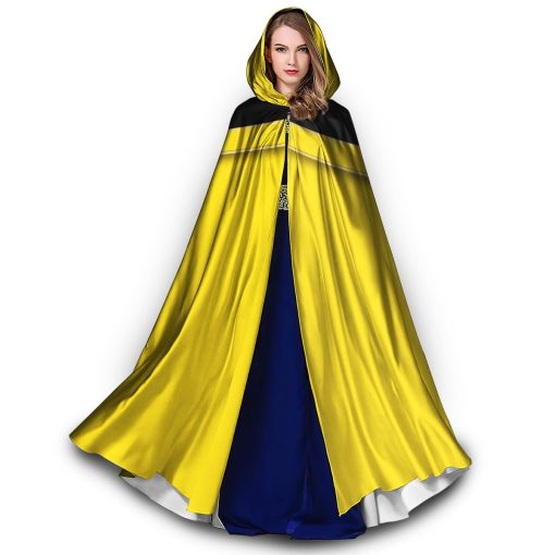 Gearhumans 3D Yellow Power Rangers Mystic Force Custom Hooded Cloak - Image 3