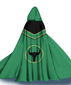 Gearhumans 3D Green Power Rangers Mystic Force Custom Hooded Cloak