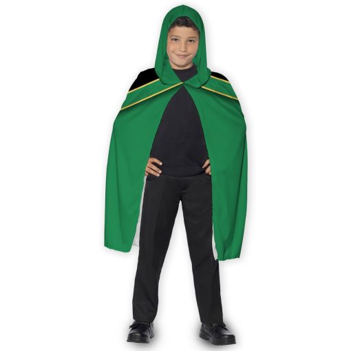 Gearhumans 3D Green Power Rangers Mystic Force Custom Hooded Cloak - Image 5