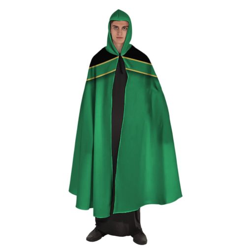 Gearhumans 3D Green Power Rangers Mystic Force Custom Hooded Cloak - Image 3