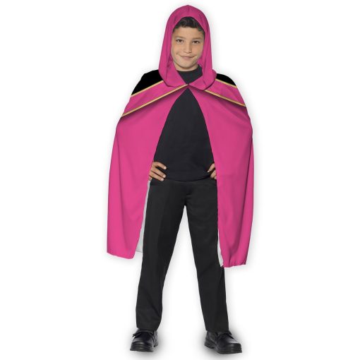 Gearhumans 3D Pink Power Rangers Mystic Force Custom Hooded Cloak - Image 5