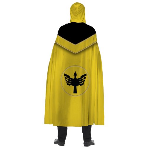 Gearhumans 3D Yellow Power Rangers Mystic Force Custom Hooded Cloak - Image 11