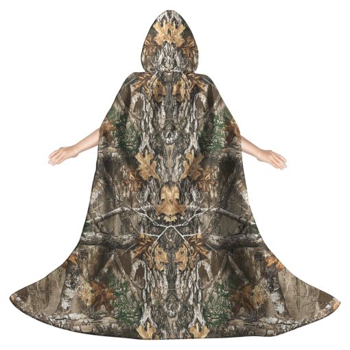 Gearhumans 3D Hunting Camouflage Custom Hooded Cloak - Image 2