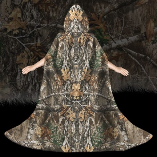Gearhumans 3D Hunting Camouflage Custom Hooded Cloak - Image 4