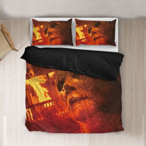 Gearhumans 3D Halloween Kills Michael Myers Custom Bedding Set - Image 4