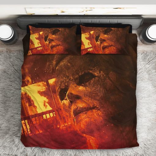 Gearhumans 3D Halloween Kills Michael Myers Custom Bedding Set - Image 5
